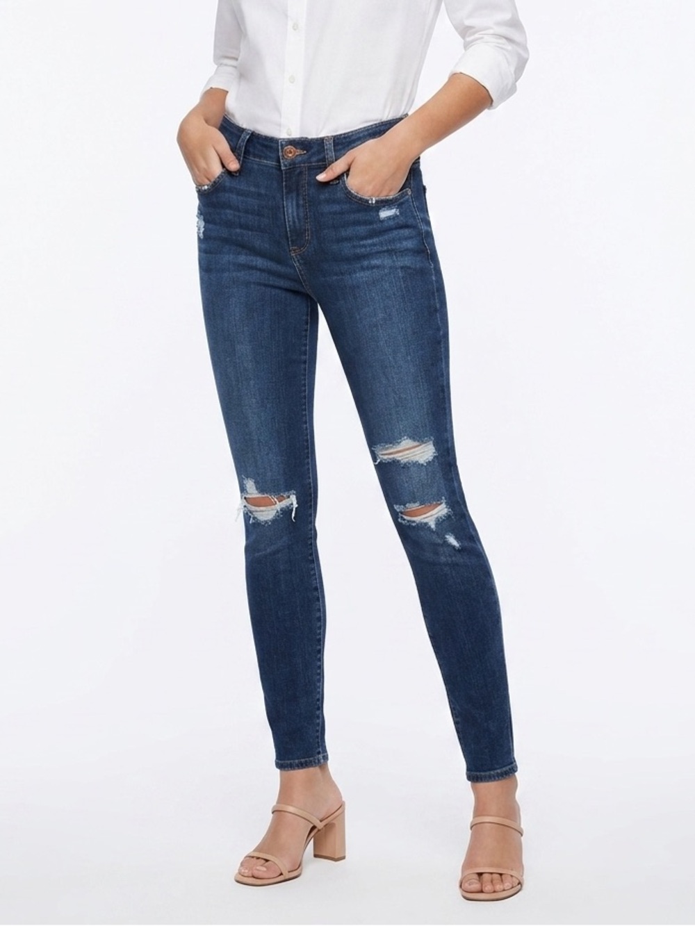 Joe’s Jeans Addison Distressed Skinny Ankle Jeans Women’s Size 29